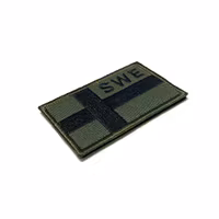 Sweden Flag - Patch - Grön/Svart