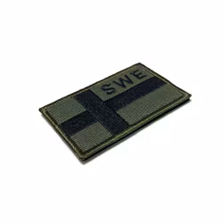 Sweden Flag - Patch - Grön/Svart