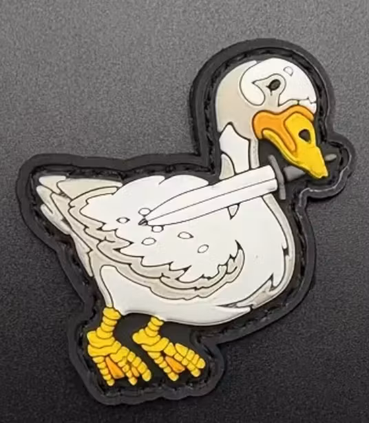 Duck with knife - Patch