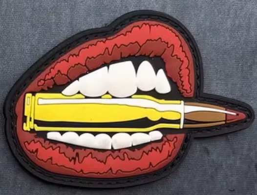 Lips - PVC -Patch