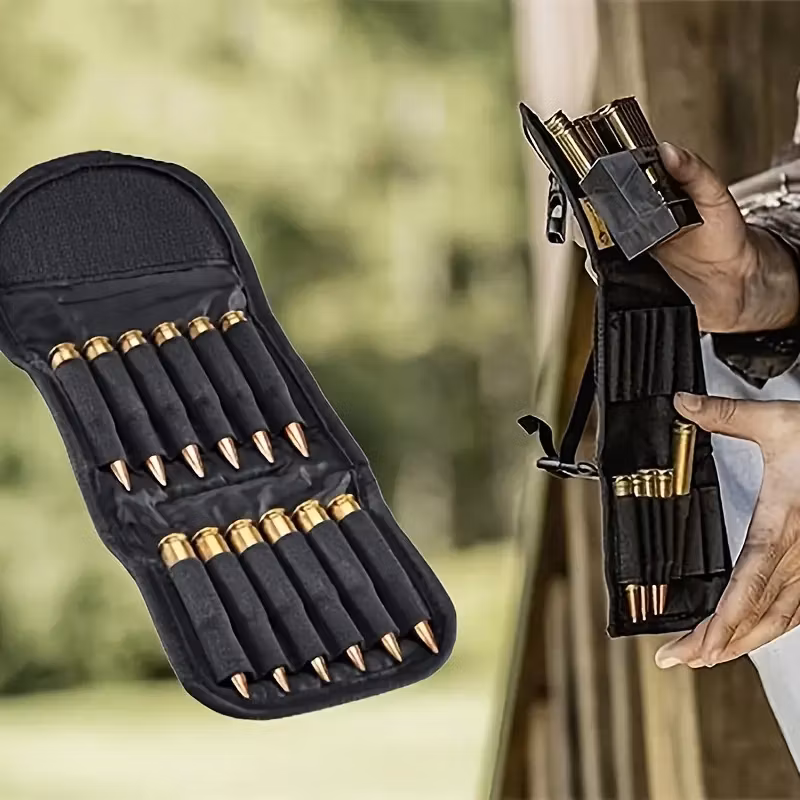 Kompakt patronhållare – 12 skott | Cordura-nylon för short/long action