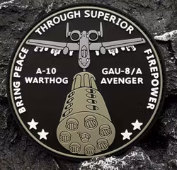 Bring Peace Through Superior Firepower - PVC - Patch