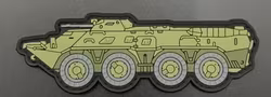 Pansarfordon - Grön - Patch - PVC