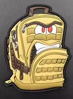 Ryggsäck små ögon - Patch - PVC