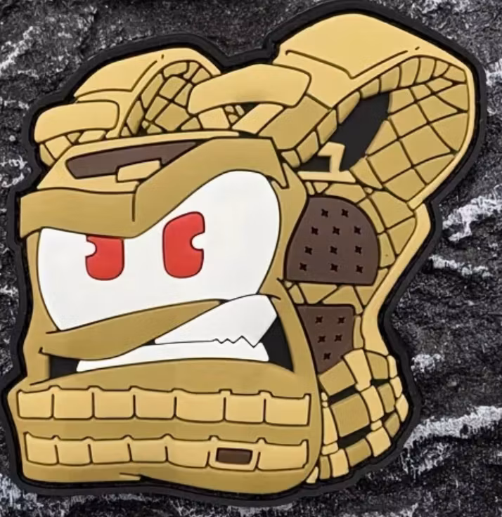 Ryggsäck stora ögon - Patch - PVC