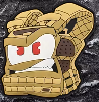 Ryggsäck stora ögon - Patch - PVC