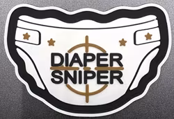 Diaper sniper - Patch - PVC