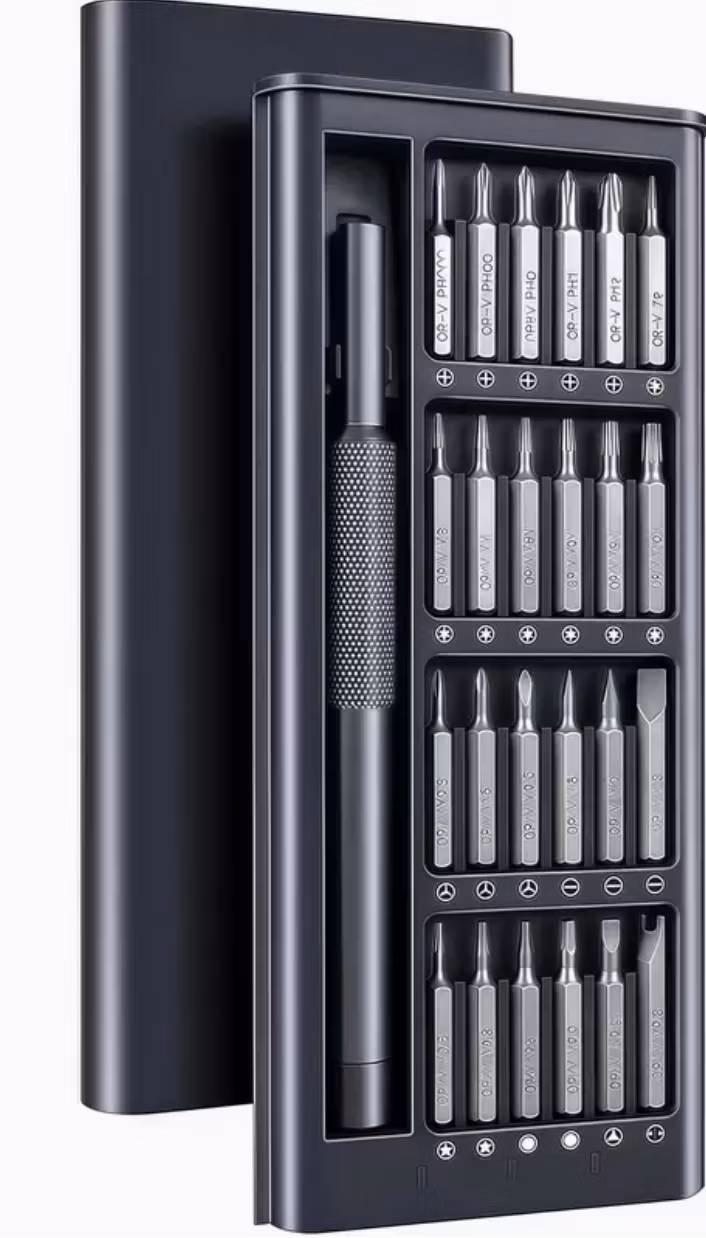 Precisionsskruvmejselset – Professionellt Magnetiskt Mini Reparationskit 25-i-1