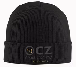 CZ - Svart Stickad Mössa