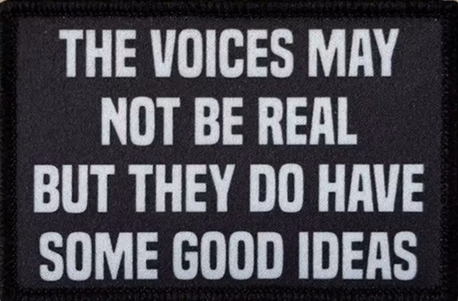 The voices may not be real but they do have some good ideas - Patch