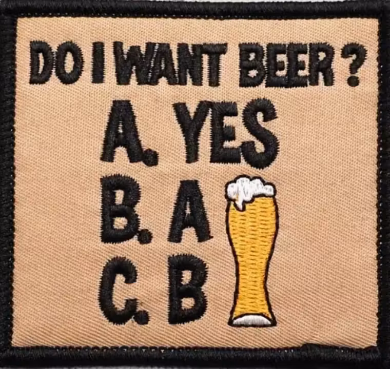 Do I want beer - Patch