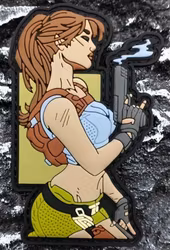 Girl with pistol - Patch