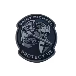 Saint Michael - Protect us - PVC - Patch
