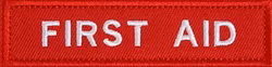 First Aid - Röd/vit- Patch
