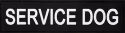 Service Dog - Svart  - Patch