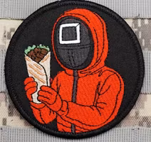Squid Game - Svart  - Patch