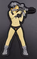 Sexy girl shoot - PVC - Patch