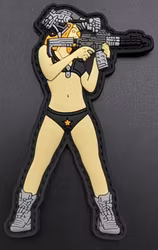 Sexy girl shoot - PVC - Patch