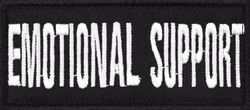 Emotional Support - Svart  - Patch