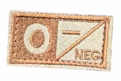 Blodgrupp - O- Neg  - Patch