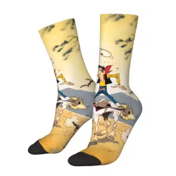 Lucky Luke - Strumpor - På häst - Gula