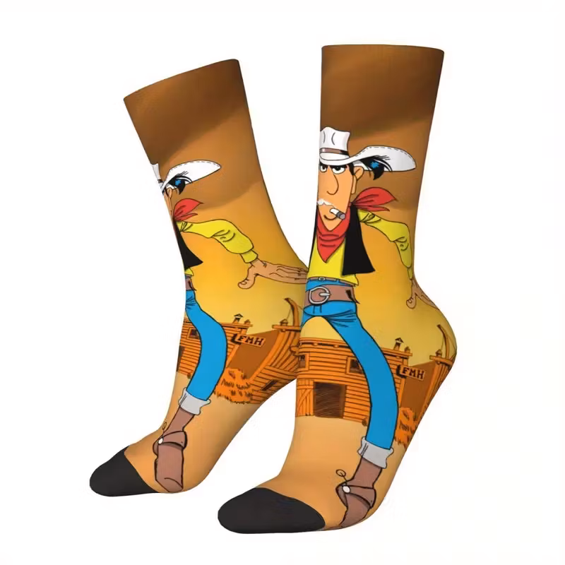 Lucky Luke - Strumpor - Get ready - Orange