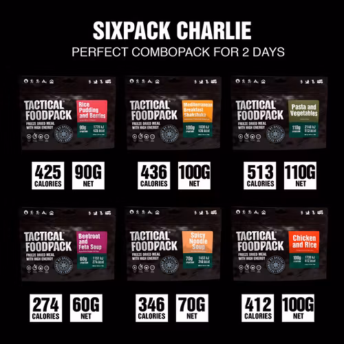 Tactical Foodpack - Six Pack Charlie
