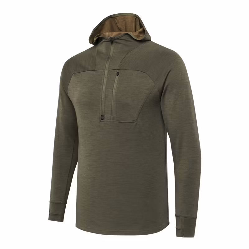 Beretta - Apollo Merino hoodie - Green Stone