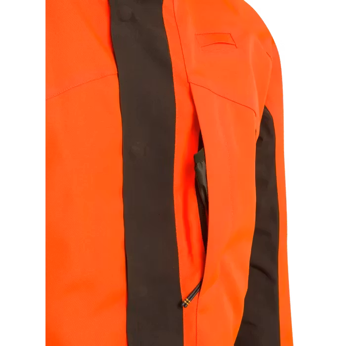 Beretta - Balcan water-repellent Jacket - Brown Bark & Orange