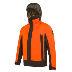 Beretta - Balcan water-repellent Jacket - Brown Bark & Orange
