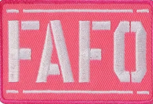 FAFO - Rosa - Patch