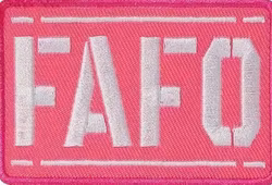 FAFO - Rosa - Patch