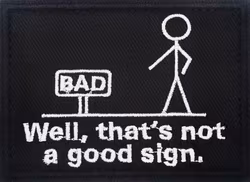 Well, that's not a good sign - Patch