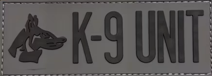K-9 - Grå/Svart - Patch