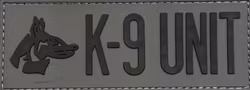 K-9 - Grå/Svart - Patch