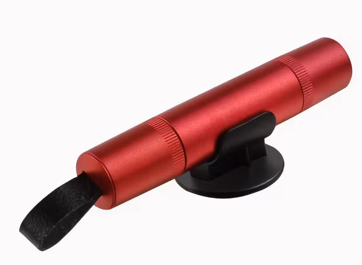 Nödverktyg - Fönsterbrytare och Säkerhetsbälteskutter - Röd