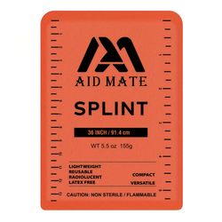Aid Mate - 91,4cm - Lättviktsvikbar Skena - Orange