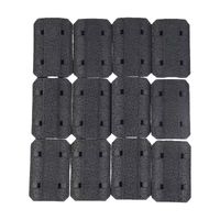 M-lok rail cover - Type 2 - 12 stycken - Svart