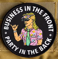 Business in the front - Party in the back - Patch