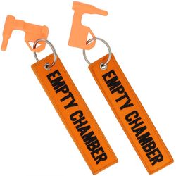 Safety flag - Säkerhetspropp - Empty Chamber - Orange