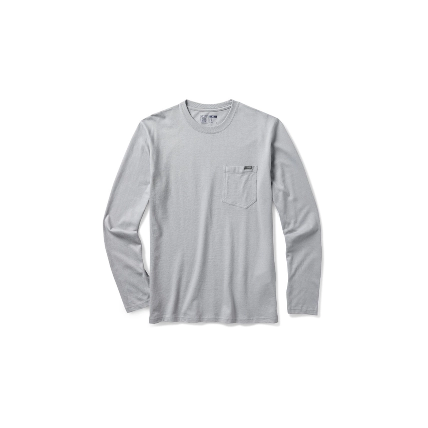 5.11 - Elite Long Sleeve Pocket Tee - Titan Grey (020)