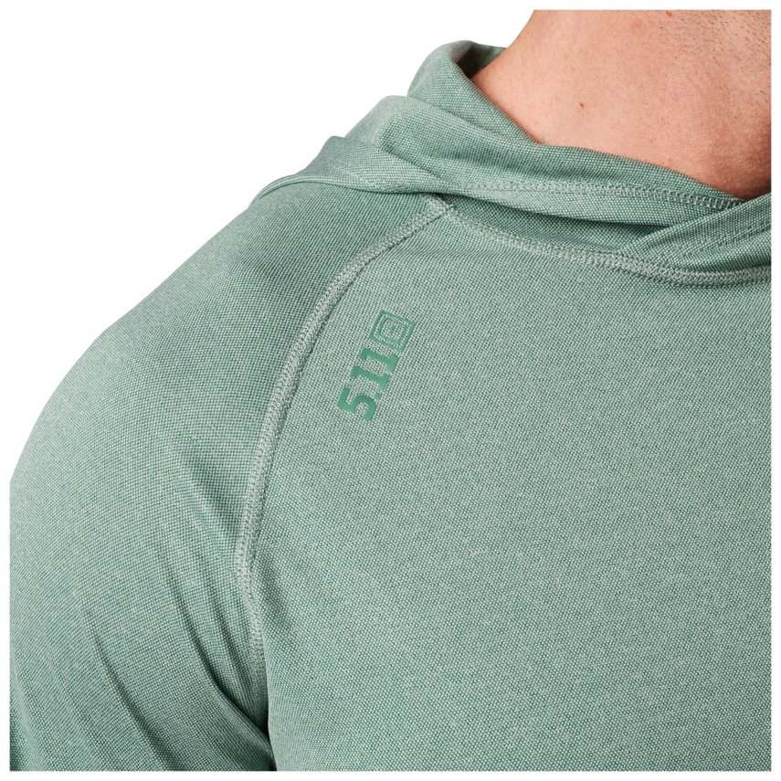 5.11 - Sulli UV Hooded Long Sleeve - Overcast Grey Heather (1129)
