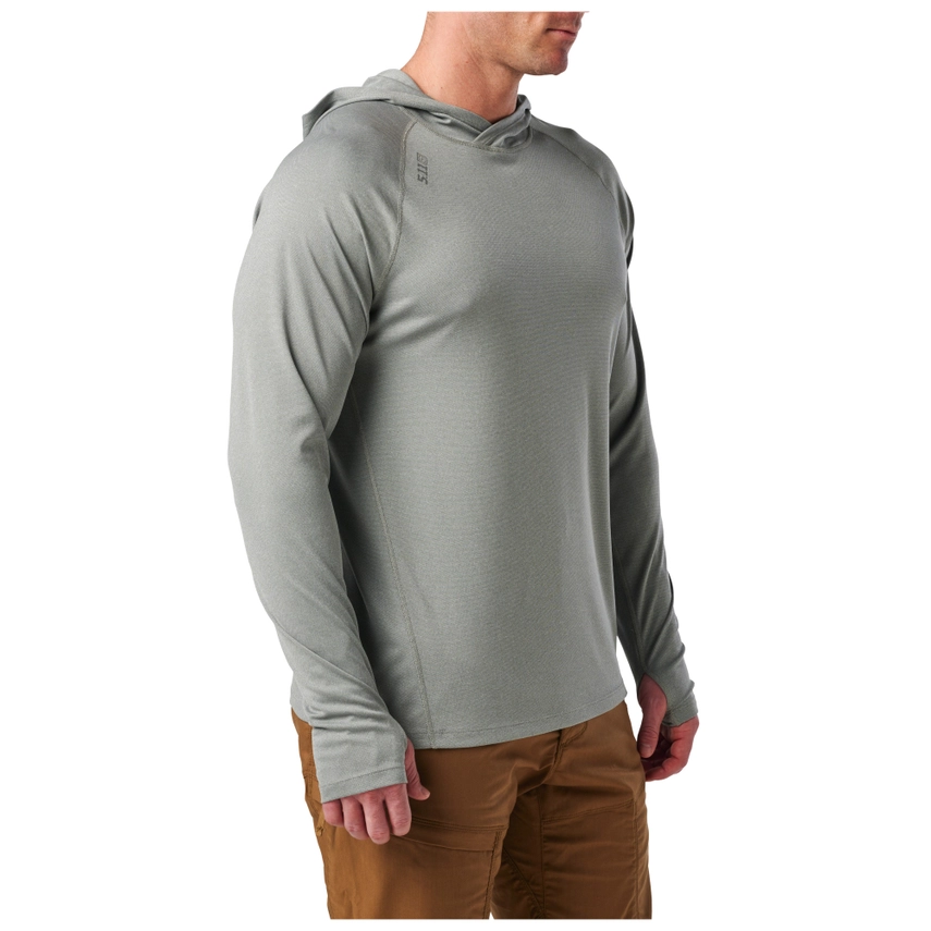 5.11 - Sulli UV Hooded Long Sleeve - Overcast Grey Heather (1129)