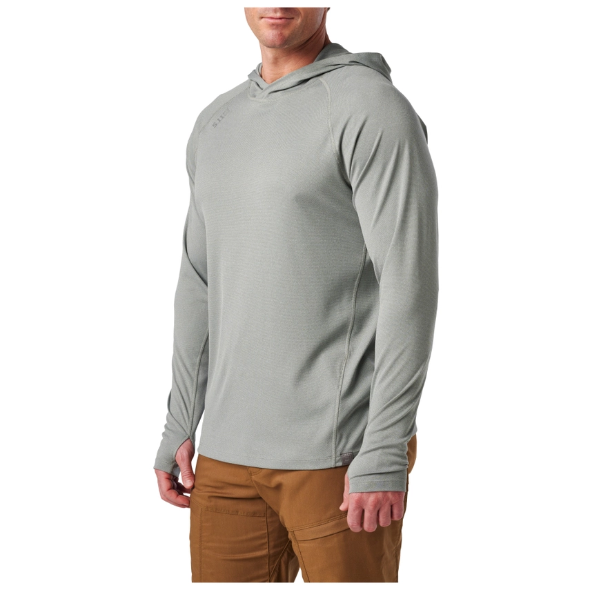 5.11 - Sulli UV Hooded Long Sleeve - Overcast Grey Heather (1129)