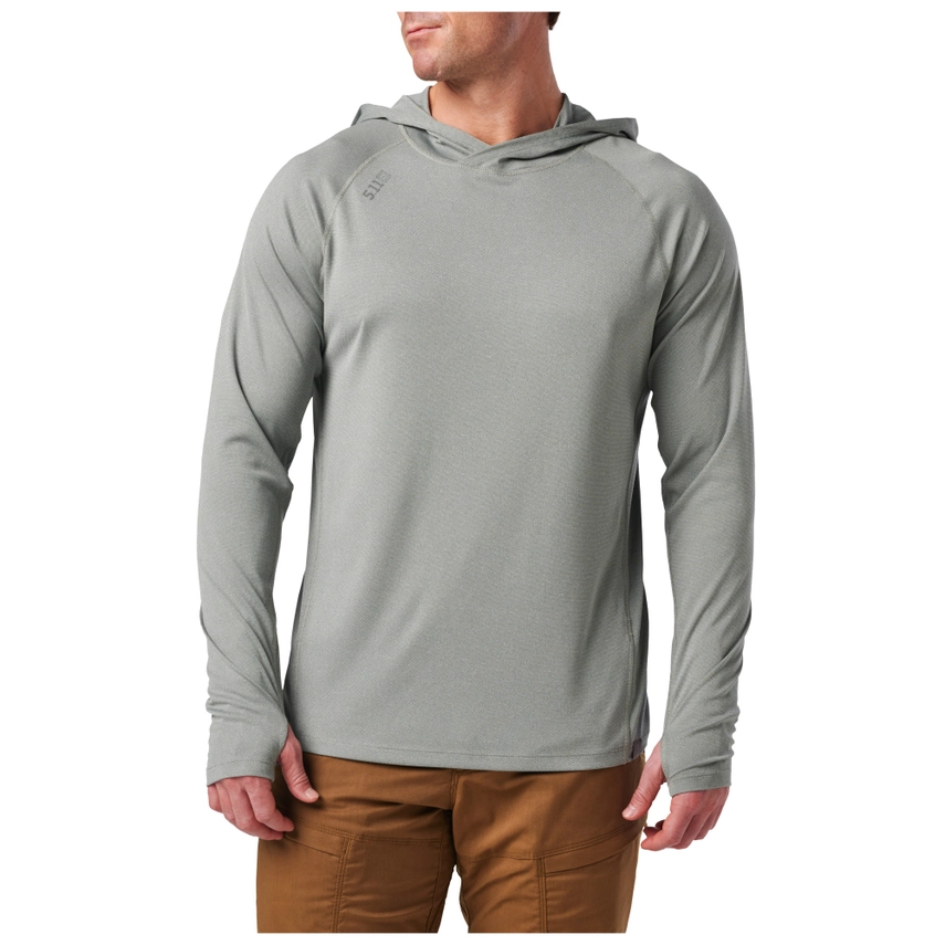 5.11 - Sulli UV Hooded Long Sleeve - Overcast Grey Heather (1129)