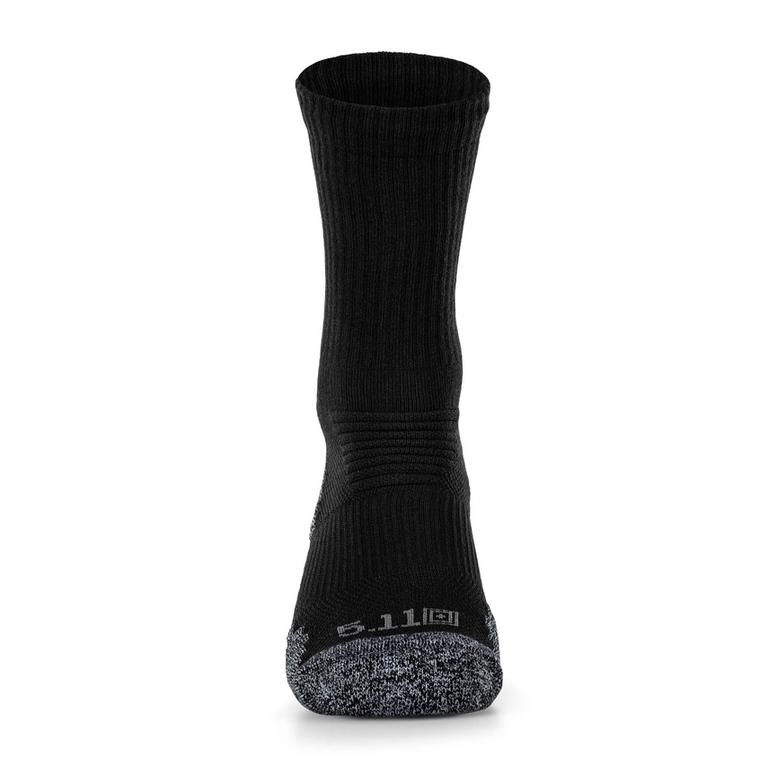 5.11 - Duty Ready Ultra Crew Socks (2-Pack) - Black (019)