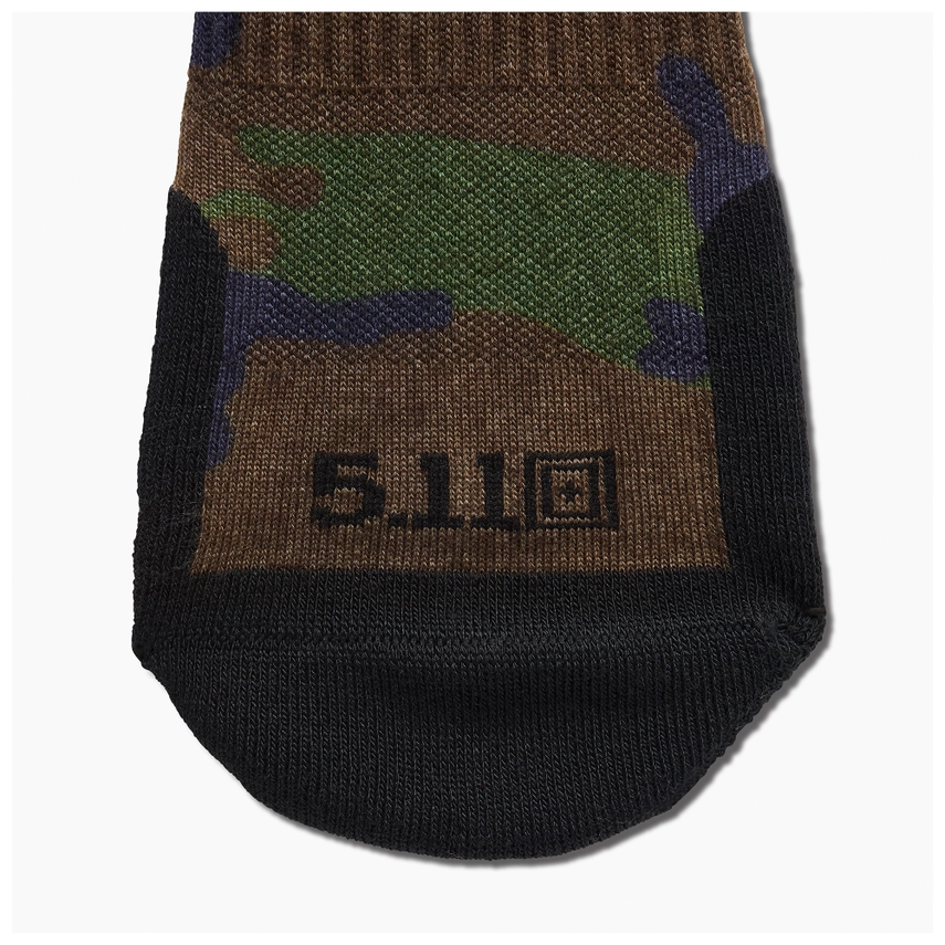 5.11 - Sock & Awe Crew - Woodland - Woodland Camo (938)