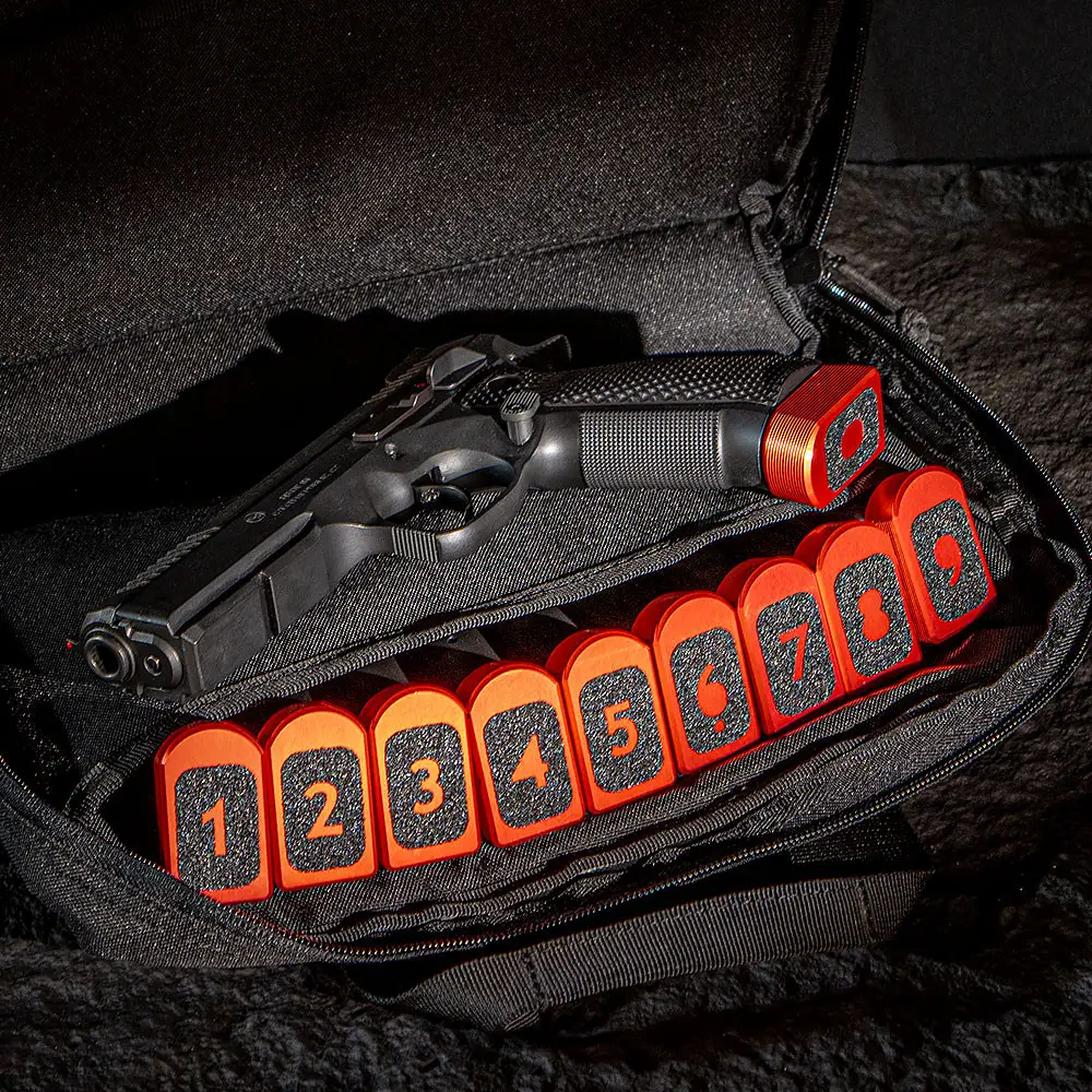 Eemann Tech - Numbered Grip Tape Set for Magazine Base Pads - 10 pcs