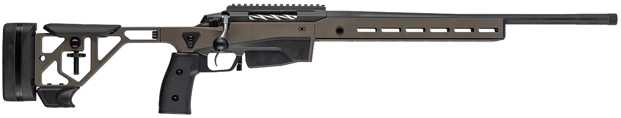 Tikka - T3x ACE Game - 6.5 Creedmoor - Justerbar kolv & 5-skotts mgasin - 20″ - 5/8×24 UNEF - Midnight Bronze