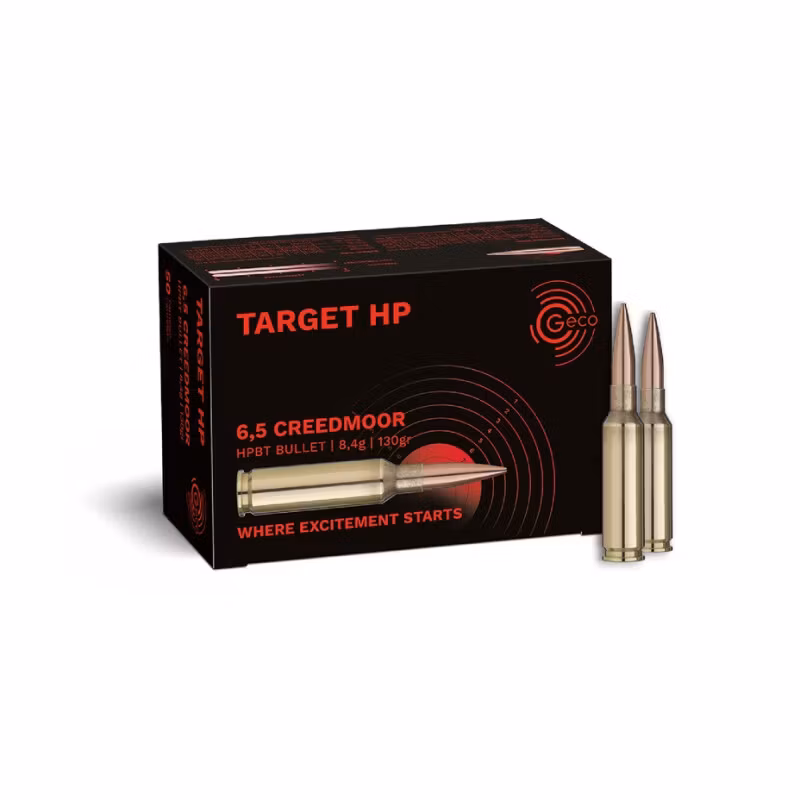 Geco - Target - 6.5 Creedmoor -  FMJ - 8.4g/130gr - 50/ask